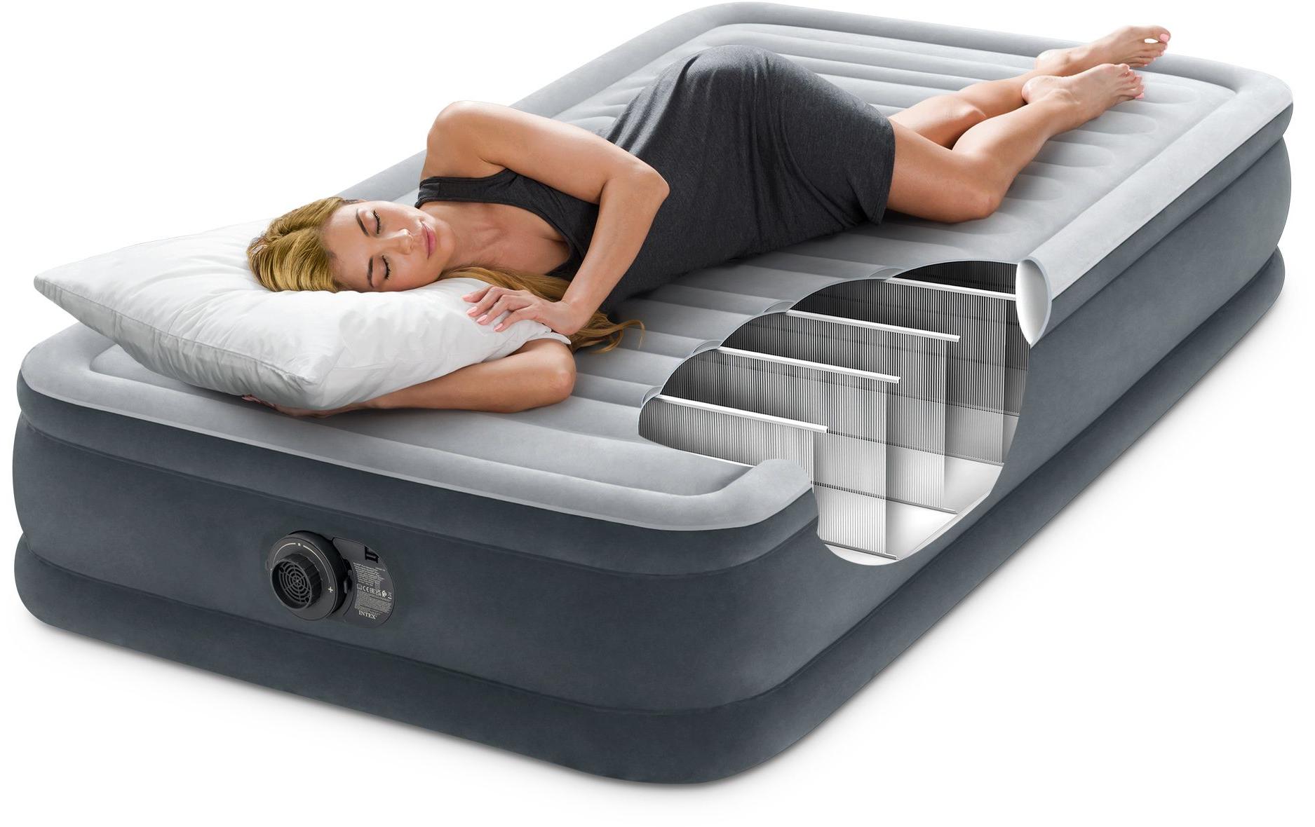 Luftbett Dura Beam Deluxe Twin 99 x 191 x 33 cmLuftbett mit integrierter Pumpe