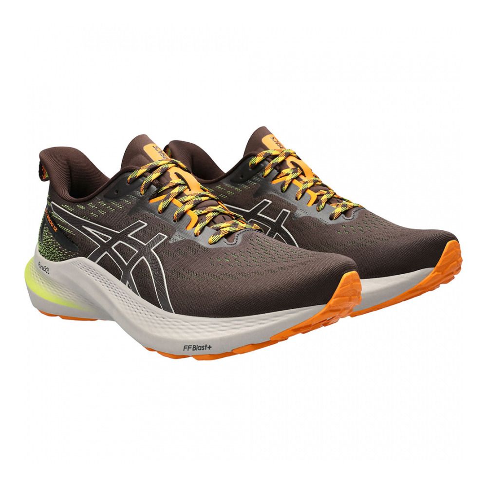 Asics GT-2000 12 TR - Chaussures running Homme nature bathing/neon lime