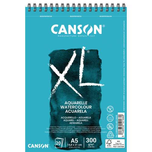 CANSON® XL® Aquarelle Studien-Aquarellblock