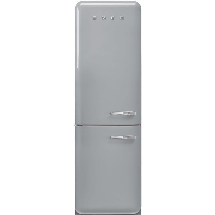 SMEG Kühl- Gefrierkombination 50's Retro Style FAB32LSV5 Polarsilber