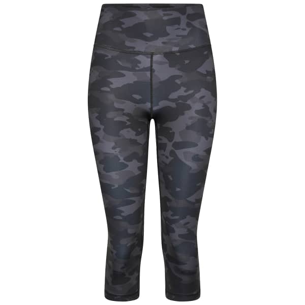Collant running DARE 2B INFLUENTIAL 3/4 BLACK CAMO