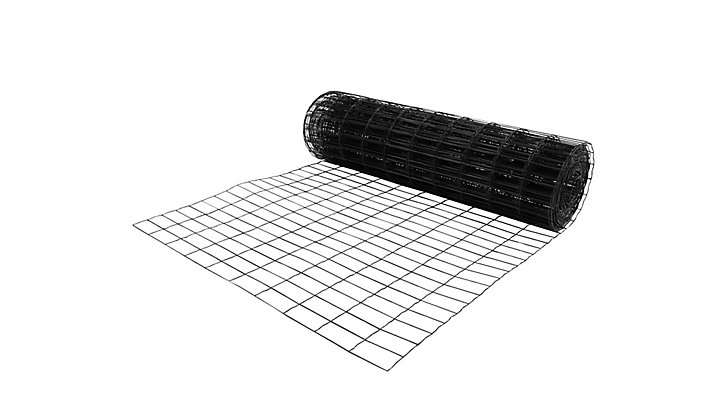 Grillage soudé maille 50 x 100 mm gris anthracite 20 x h.1 m