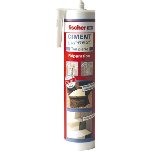 Ciment express cartouche 310ml ton pierre