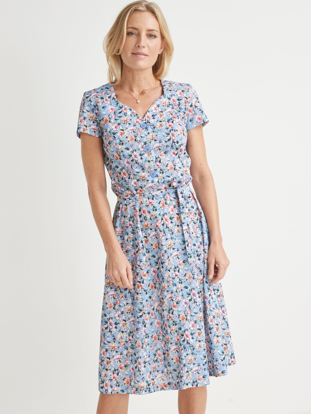 Robe maille fluide