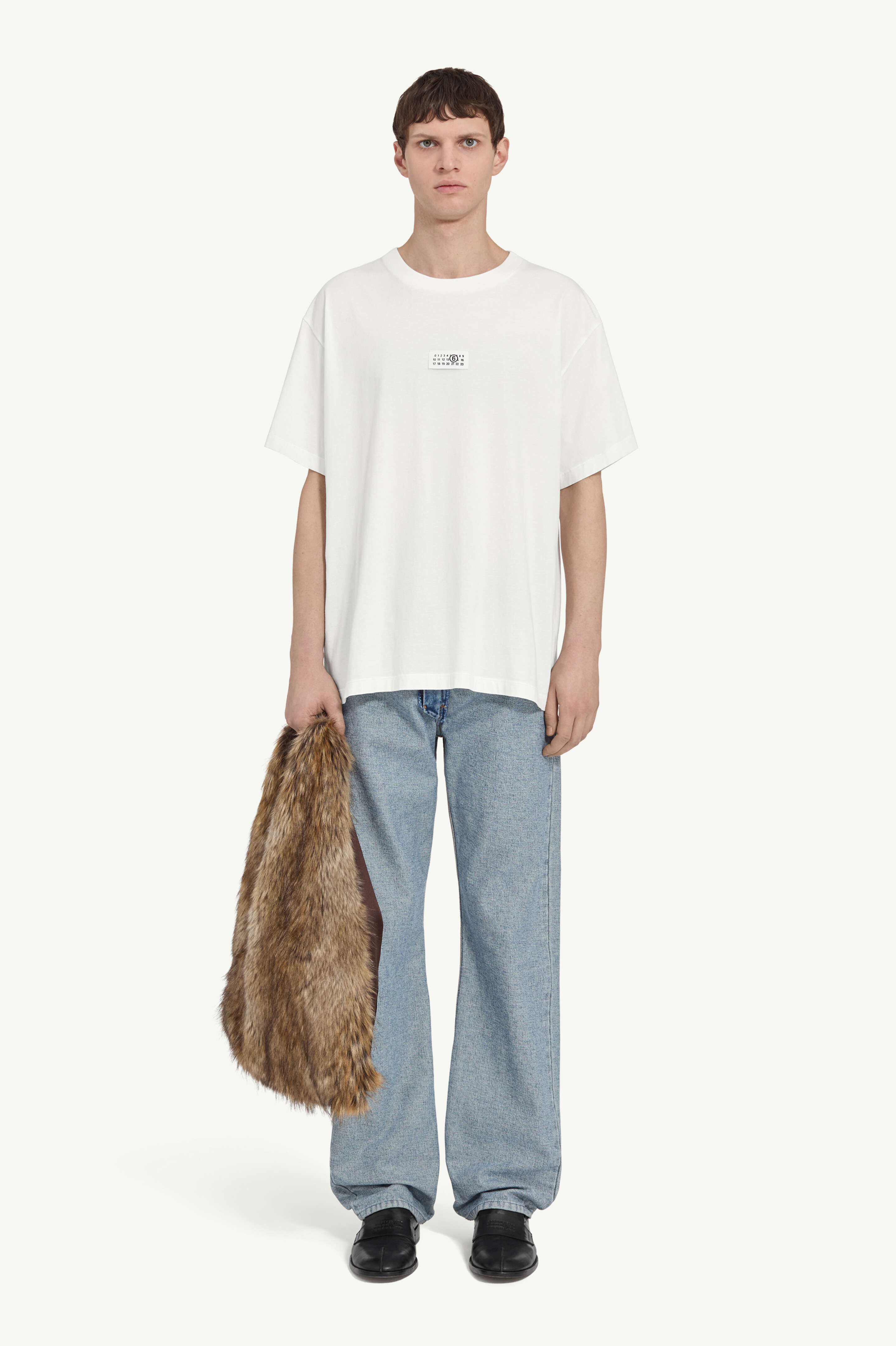 T-shirt en jersey de coton pour homme | MM6 Blanc