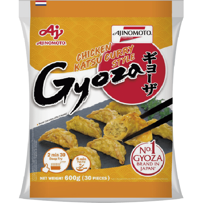 Ajinomoto Bevroren Japanse Style Kip Kerrie Dumplings met Kurkuma 600g