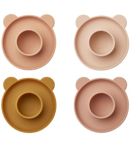 Liewood Eierbecher - Silikon - Janus - 4er-Pack - Mr Bear Rose M