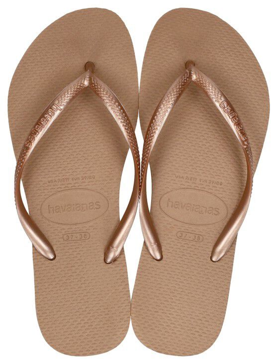Havaianas Slim Rosé-goud