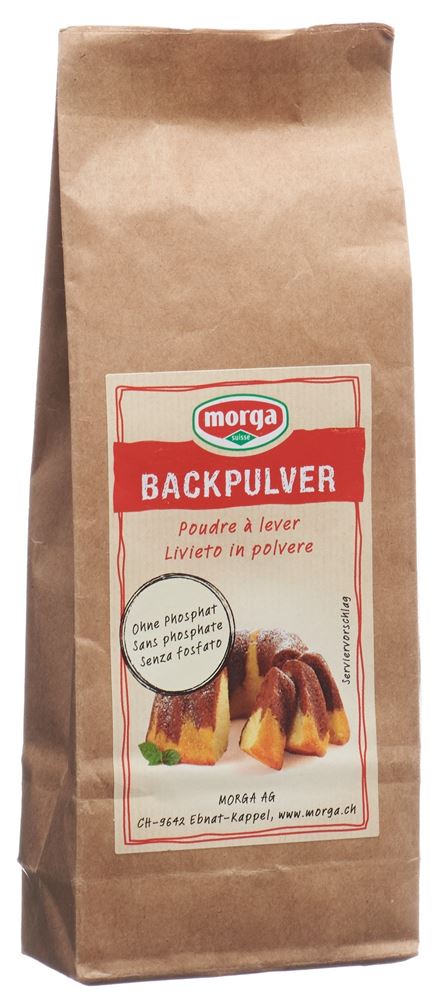 MORGA Backpulver<br>200 g, Beutel, Pulver, ohne Phosphat