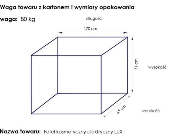 Activeshop ELEKTRISK KOSMETISK STOL. LUX HVIT OPPVARMET