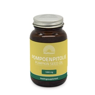 Mattisson HealthStyle Pompoenpitolie 1000mg Capsules 60CP