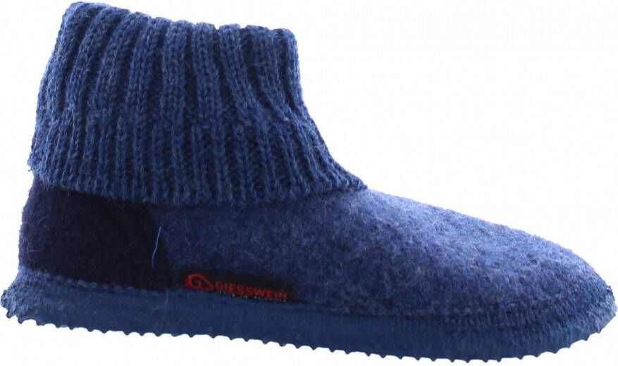 Giesswein Blauwe Wollen Pantoffels Kramsach