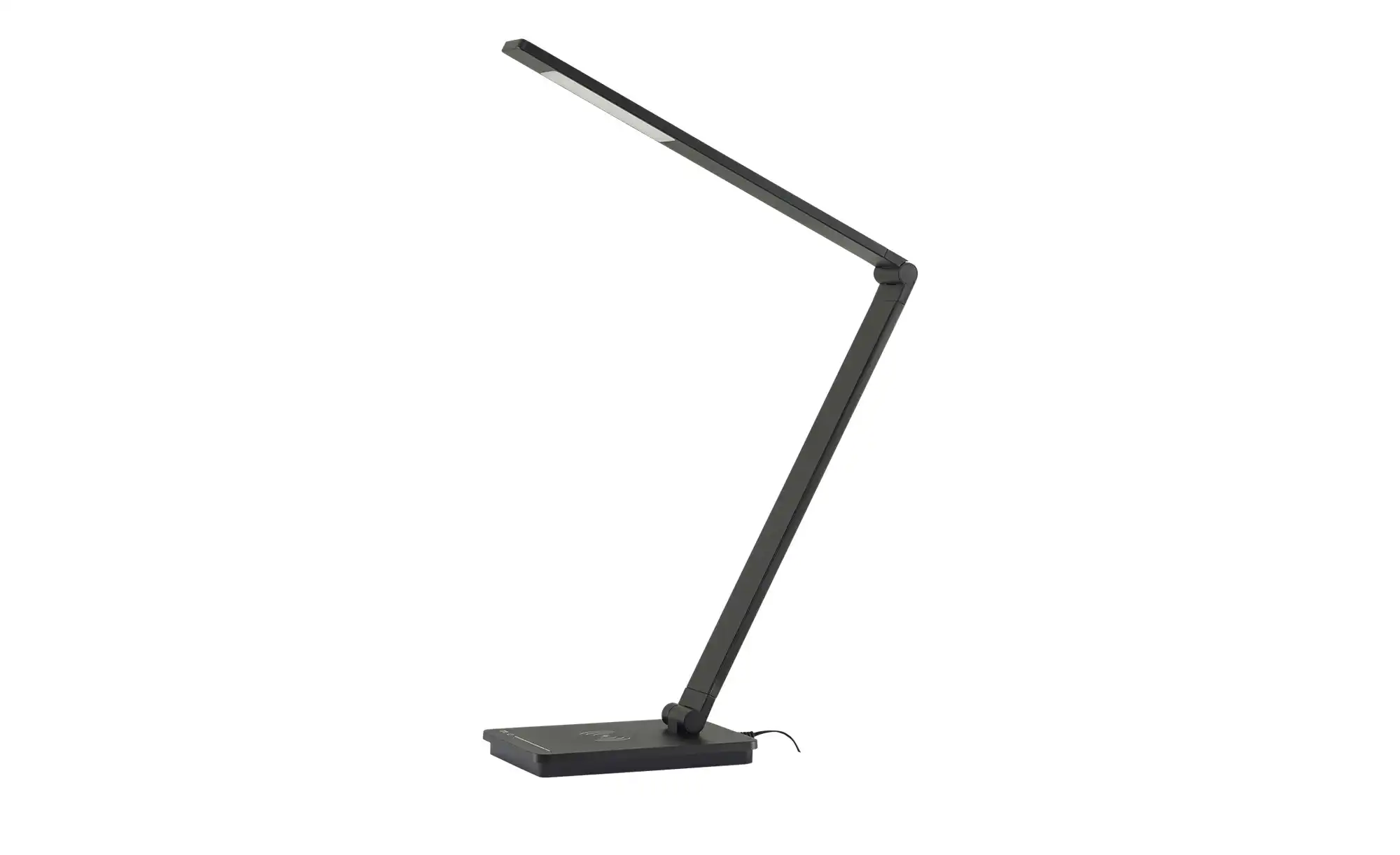 KHG LED-Tischleuchte, schwarz mit Qi-Charger