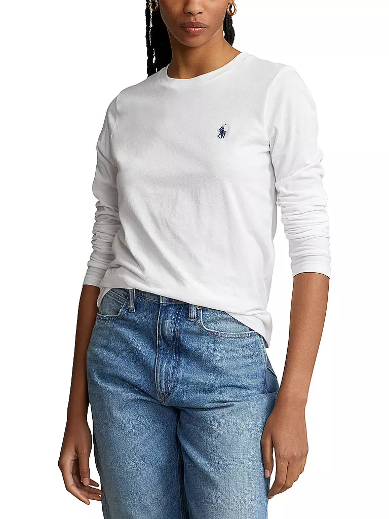 POLO RALPH LAUREN Langarmshirt weiss