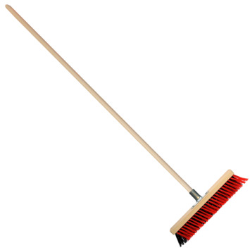 Straatbezem 40 cm met steel 160 cm