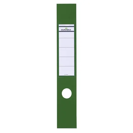 Durable 809005 selbstklebende Ordnerrückenschild Ordofix, 60 x 390 mm, grün