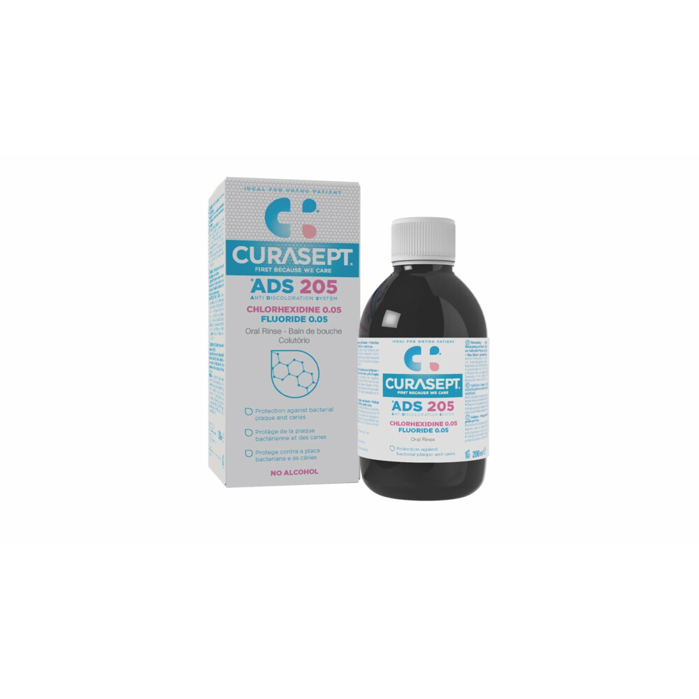 2x Curasept Mondspoeling 0,05% CHX200 ml
