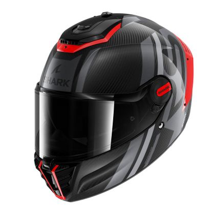 Casque Shark SPARTAN RS CARBON SHAWN - Noir / Rouge