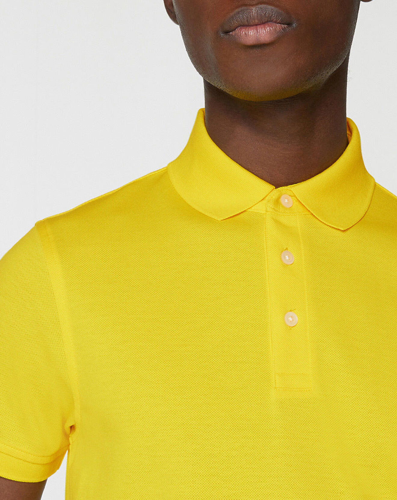 Tommy Hilfiger Polo  Slim 1985 jaune fluo