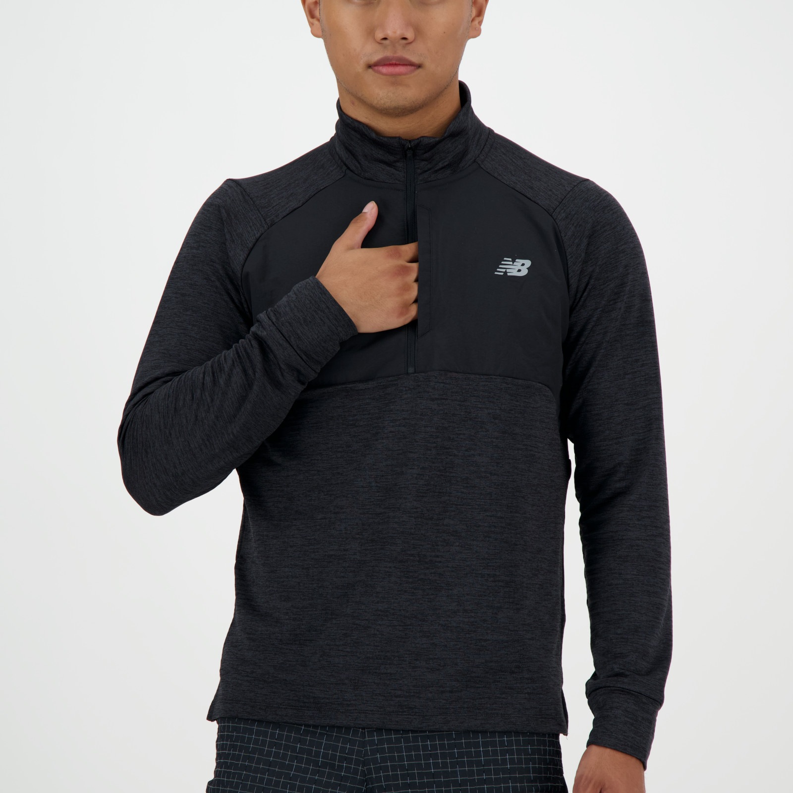 New Balance Laufshirt »ATHLETICS HEAT GRID 1/2 ZIP«, 1 tlg.