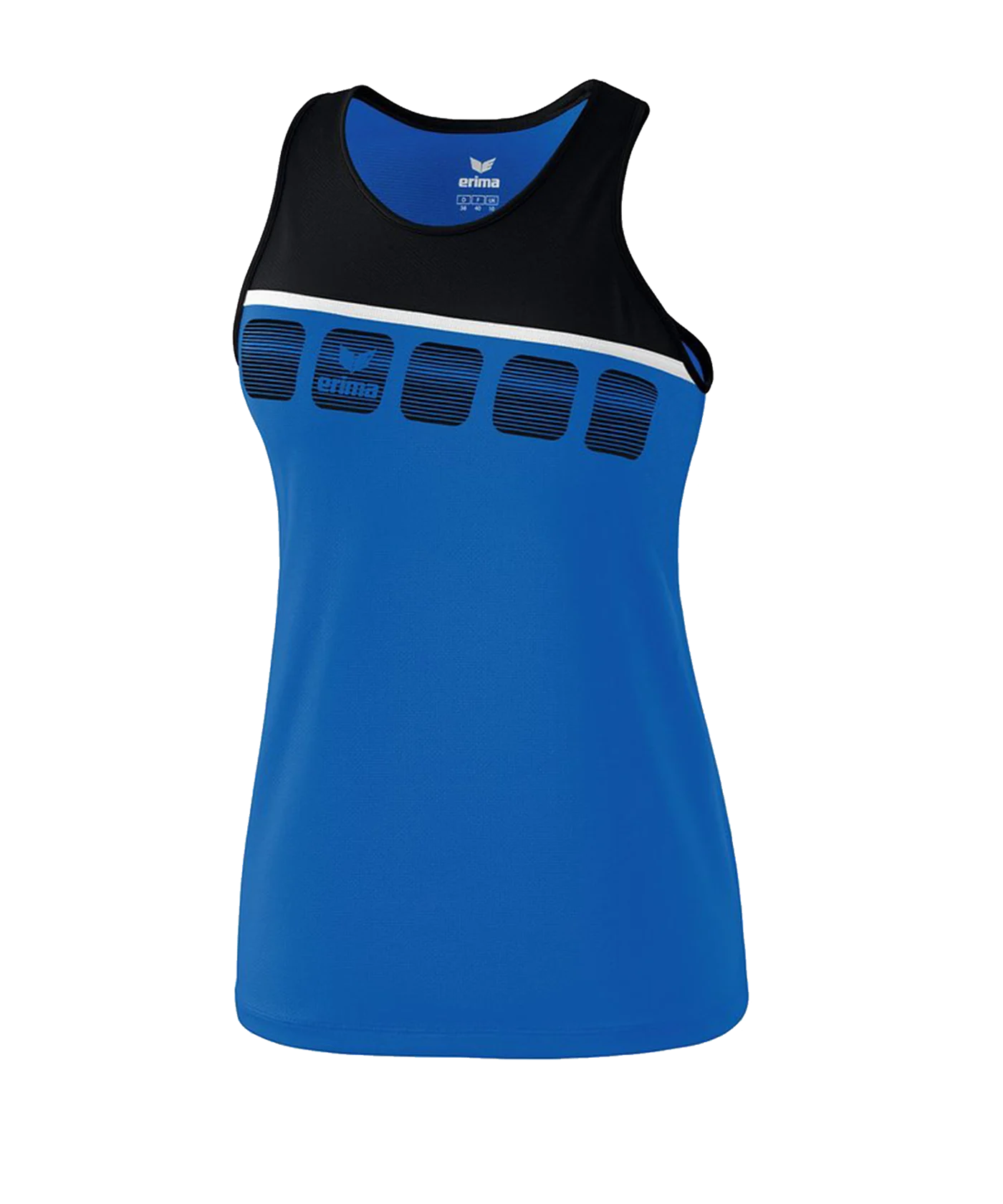Erima 5-C Tanktop Damen Blau Schwarz