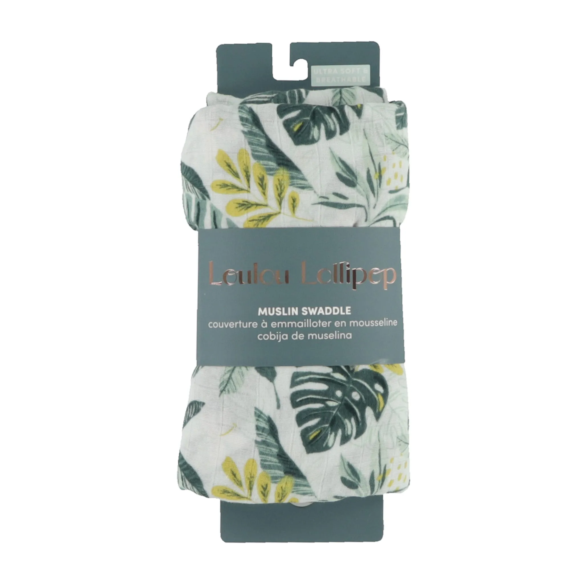 Loulou Lollipop Couverture Mousseline Bambou - Tropic