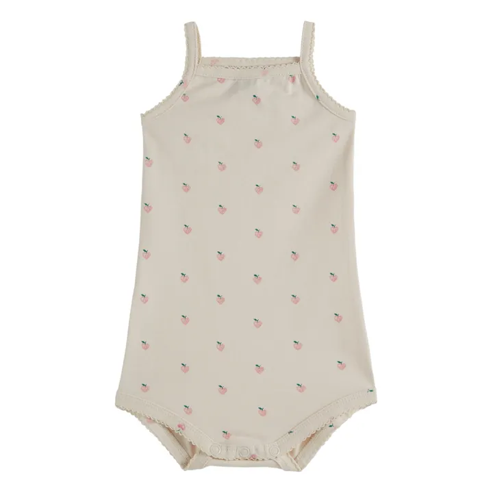 Emile et Ida Body Bretelles Petits Cœurs | Rose