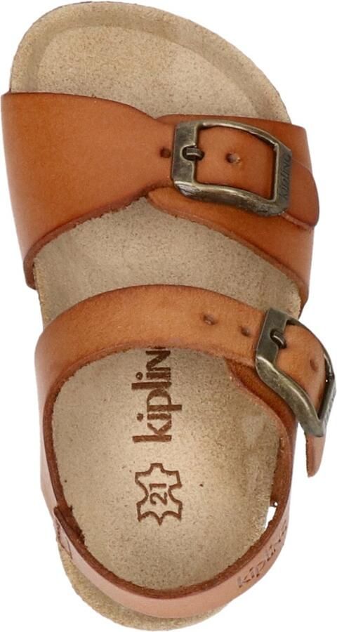 Kipling leren sandalen cognac Bruin Leer Effen 25