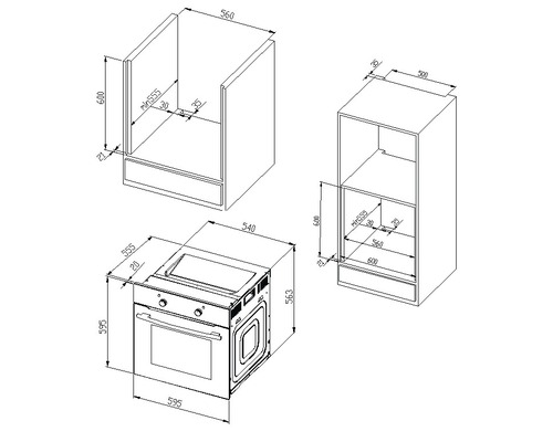 Held Furniture keukenblok zonder apparatuur Milan 370 cm grijs hoogglans gedemonteerd 589.1.6211