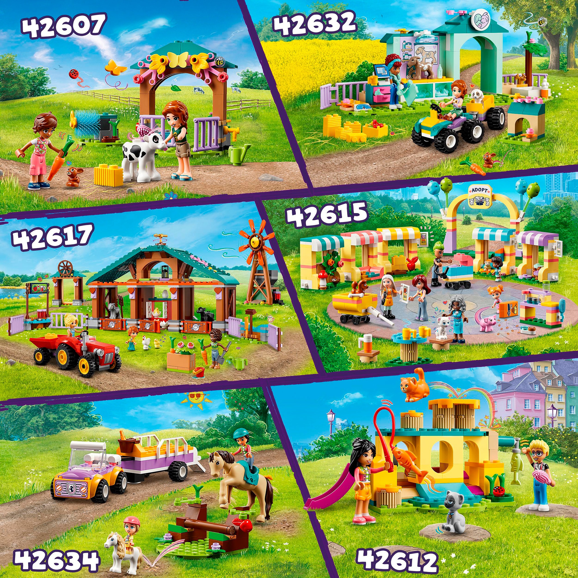 LEGO Konstruktionsspielzeug Friends Farmtierklinik