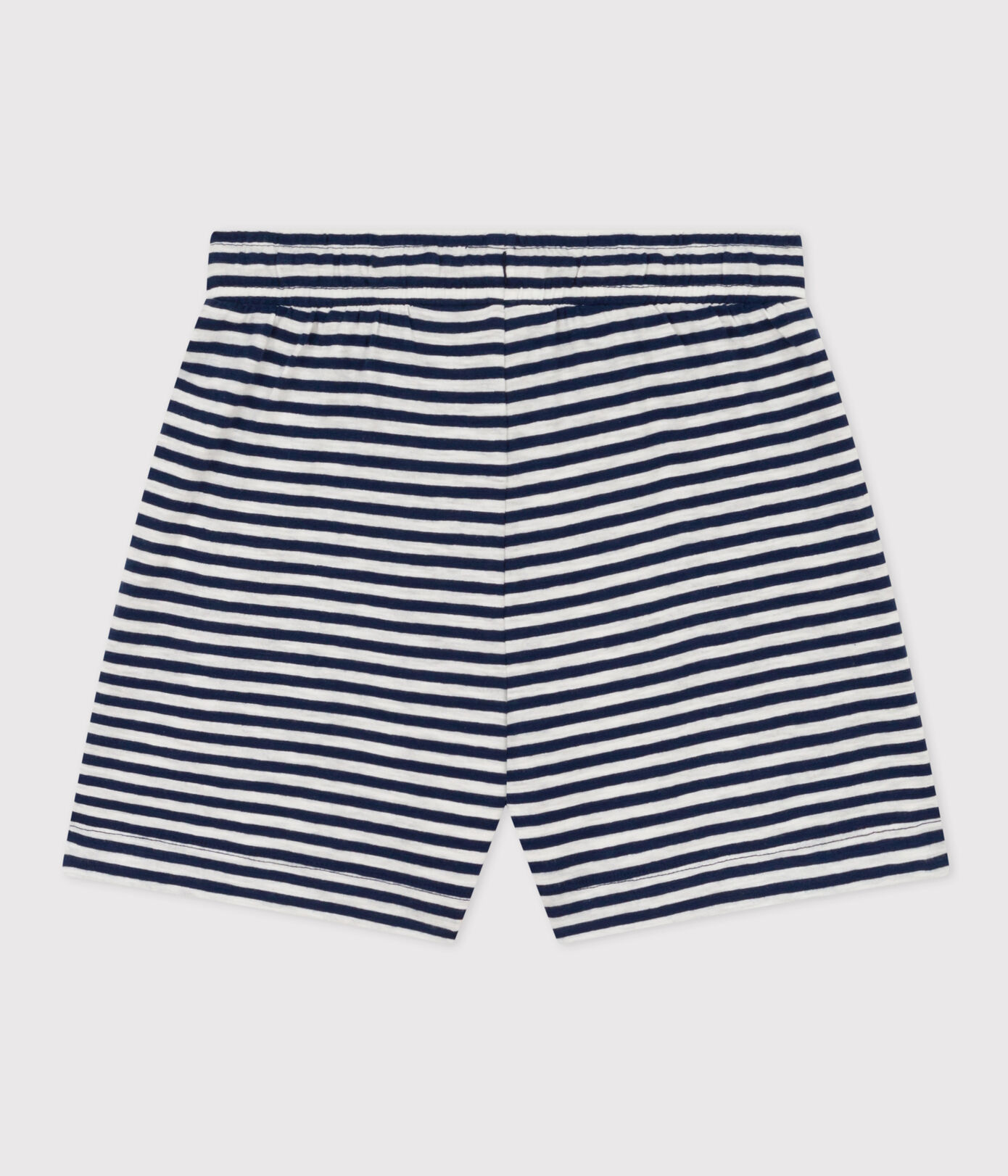 Short rayé en jersey flammé enfant fille