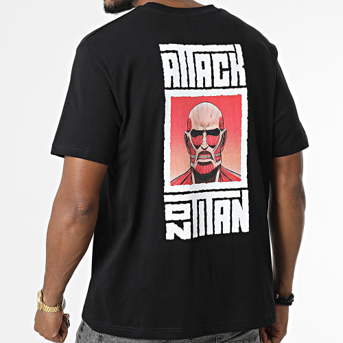 Tee Shirt Oversize Colossal Back Noir
