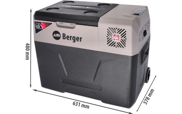 Berger B-T Kompressor Kühlboxen mit Rollen 12/24/230V