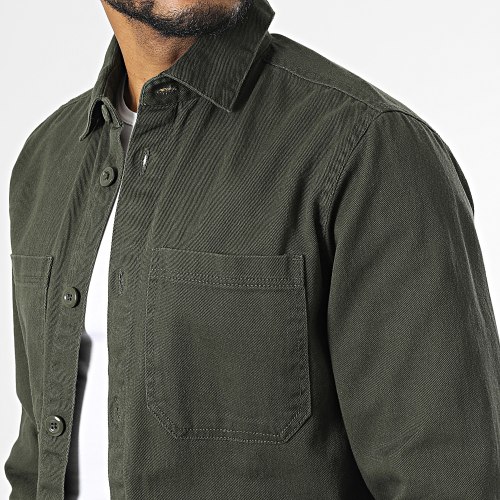 Surchemise Jean Harry Overshirt 12232063 Vert Kaki
