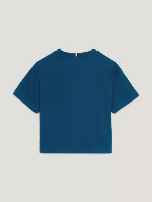 Camiseta com logo e modelagem relaxada