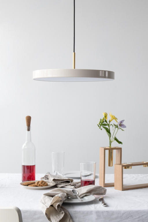 Umage Asteria hanglamp Ø31 LED mini messing/bosgroen