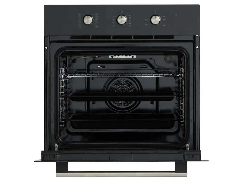Scandomestic XO 6300 - Ovn - til indbygning - niche - bredde: 56 cm - dybde: 56 cm - højde: 59 cm - Klasse A - sort