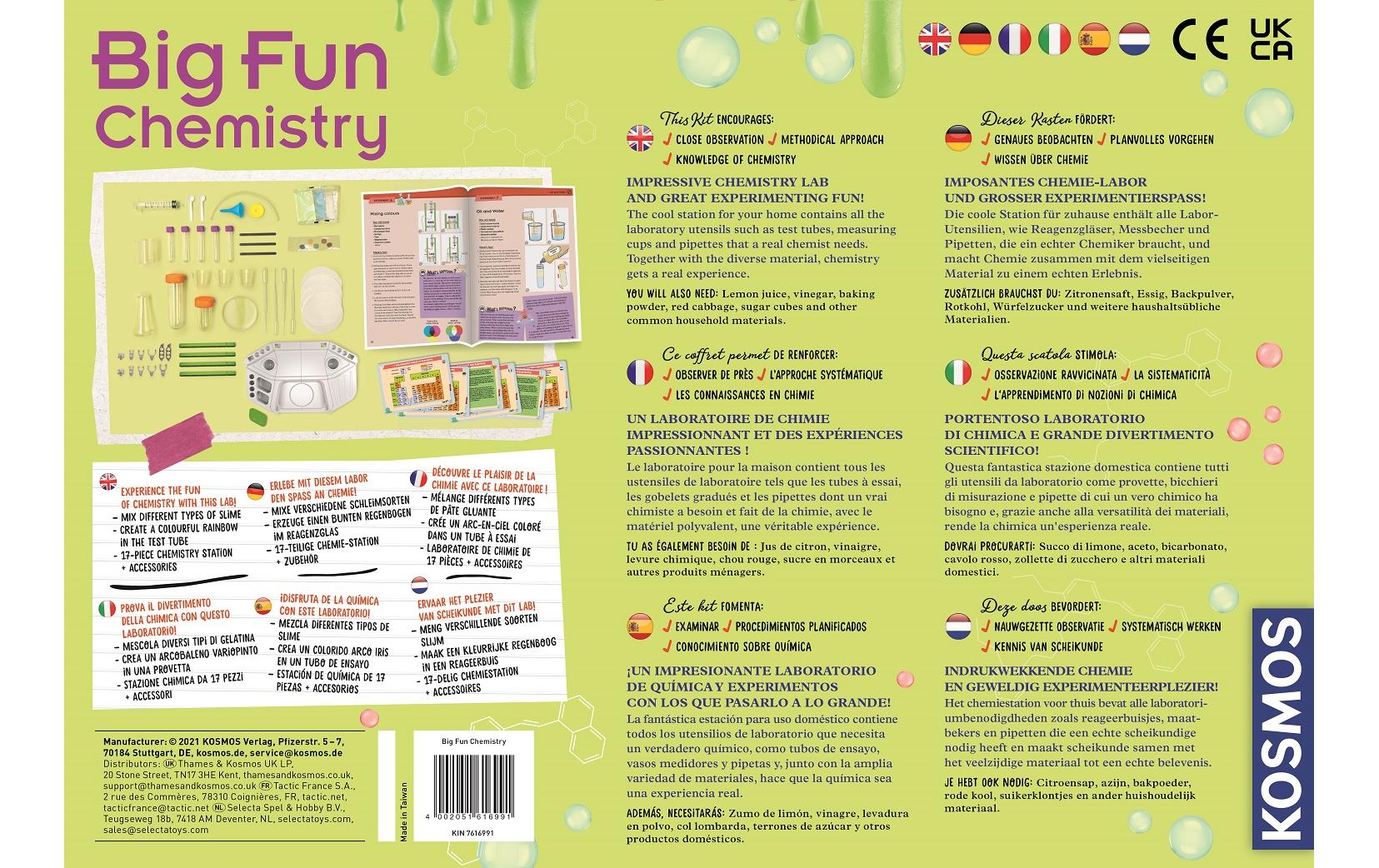 Experimentierkasten Big Fun ChemistryDie verrückte Experimentier-Station