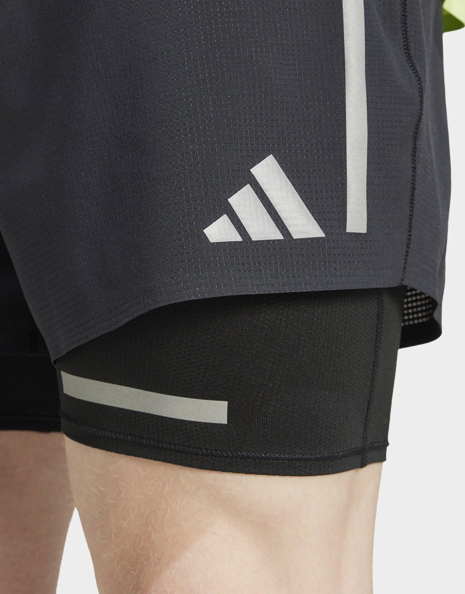 adidas Short de running réfléchissant 2 en 1 Ultimate