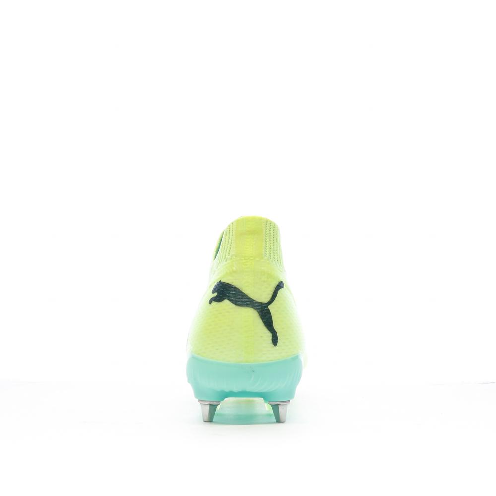 Puma Chaussures de Football Bleu/Jaune Fluo Homme Future Ultimate 107164