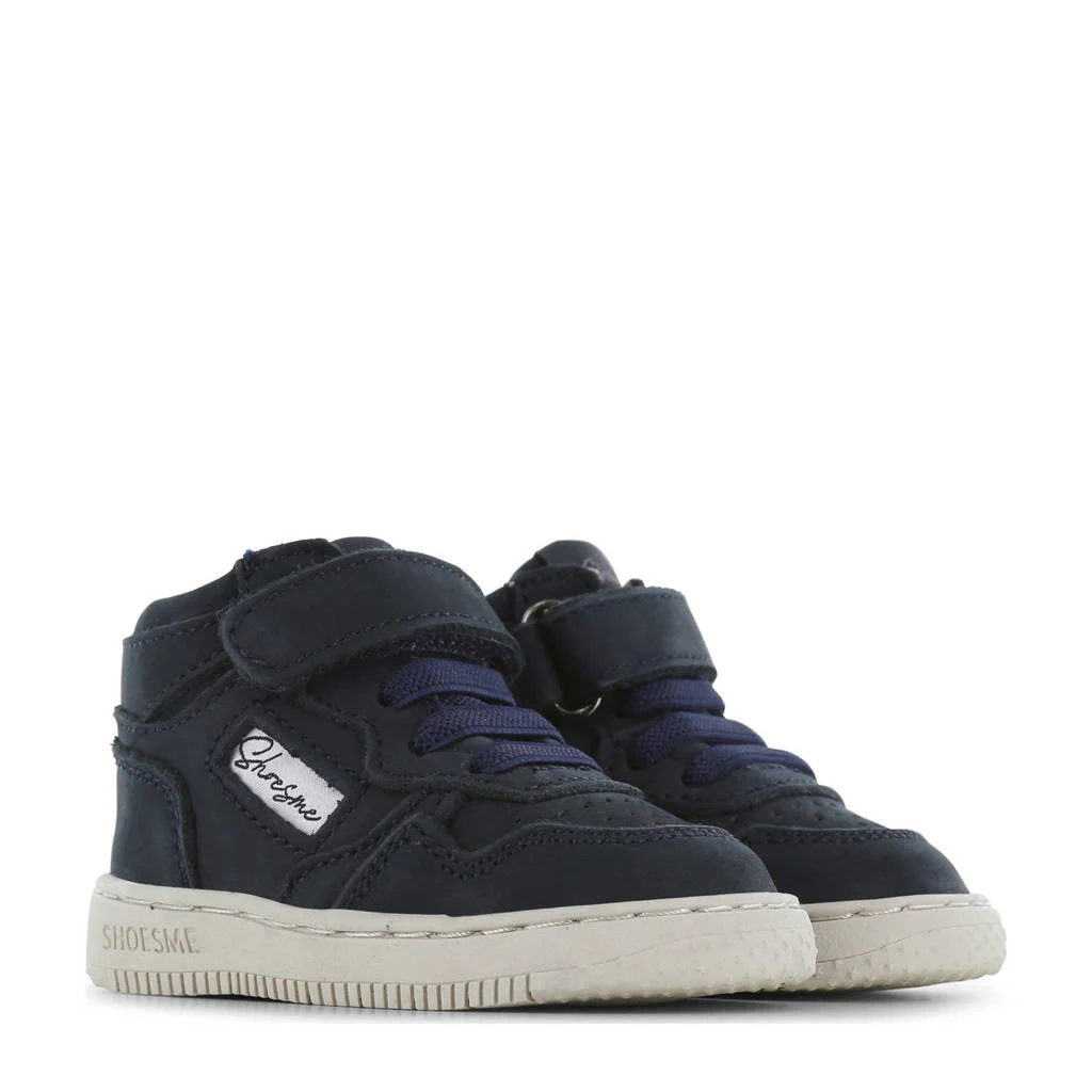 Shoesme suède sneakers donkerblauw