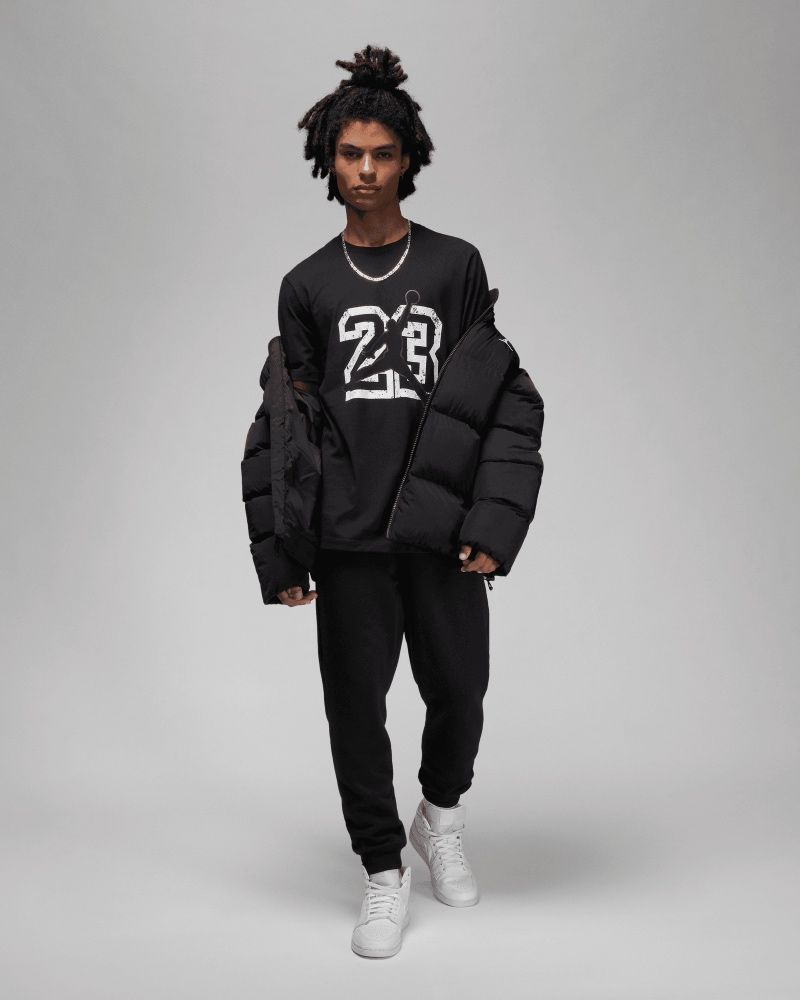T-shirt Nike Jordan Noir & Blanc pour homme