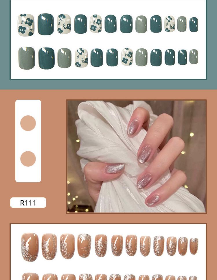 Fainie - Print Faux Nail Tips