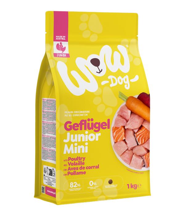 WOW® Trockenfutter für Hunde Mini Junior,