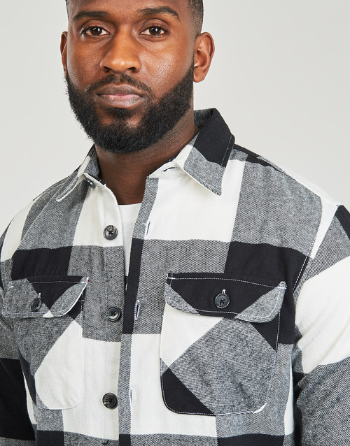 Jack & Jones - JJEDARREN BUFFALO OVERSHIRT LS - Blanc