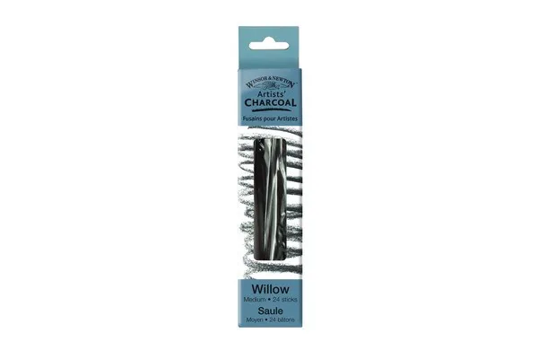 Willow charcoal medium 24pcs