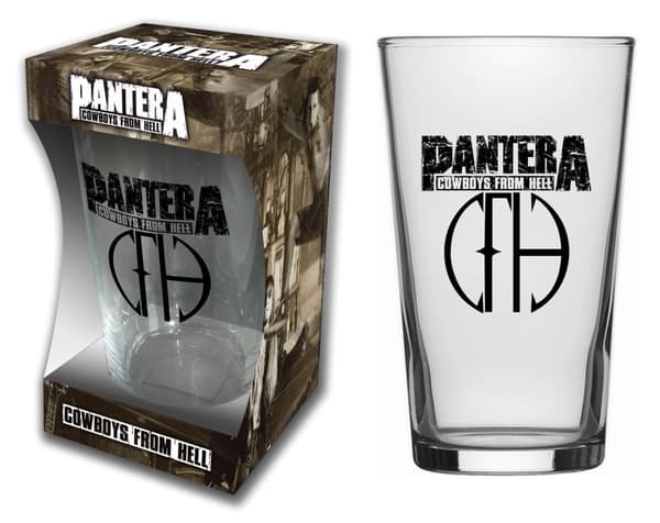 PANTERA - COWBOYS FROM HELL - BEER GLASS (BOXED)