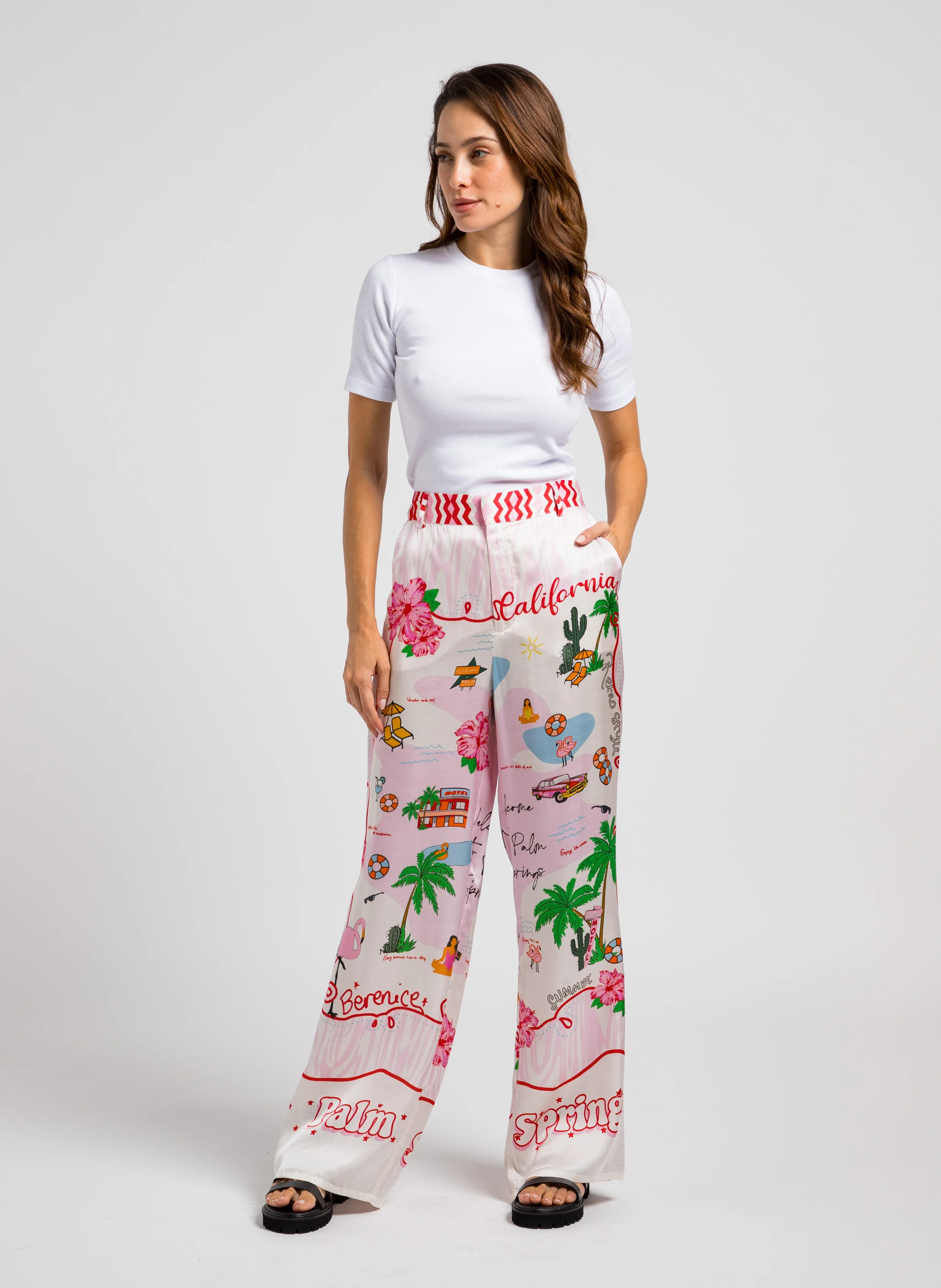 SAALEXO - Tee-shirt manches courtes en coton organique | Blanc