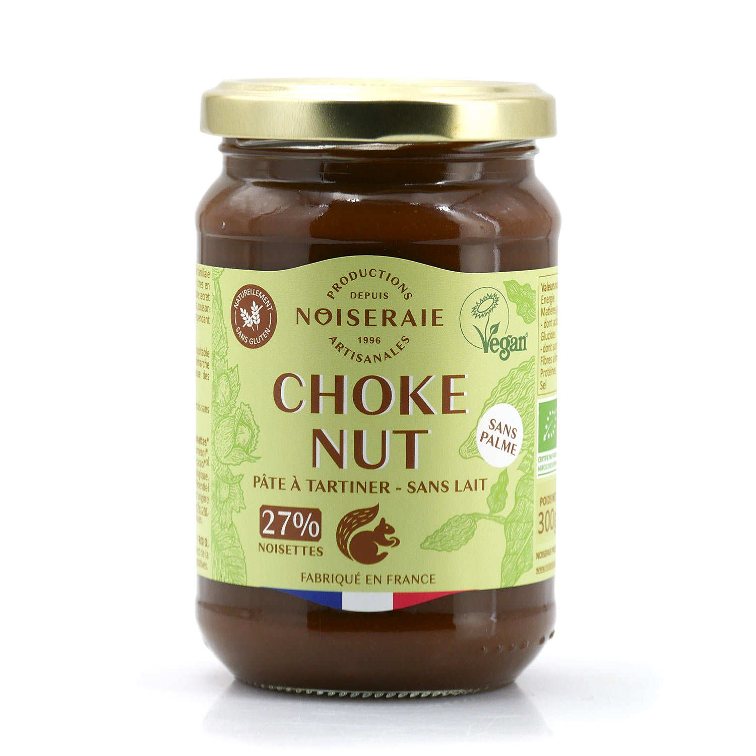 Chokenut pâte à tartiner sans lait - Noiseraie Productions