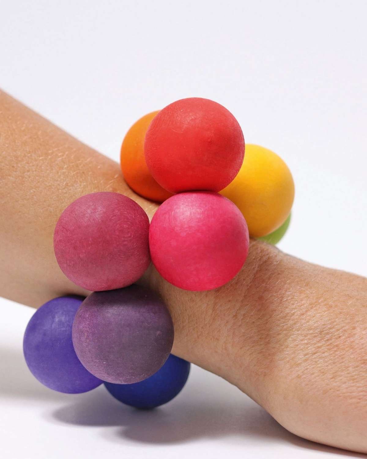 Babyleke Gripekuler – Fidget leke baby 0+| Rainbow Beads Grasper